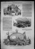 Old 1849 Royal Family Cupar Angus Train Berwick-Upon-Tweed Newcastle- Victorian