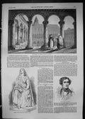 Old 1849 Convent La Merced Mexico Marble Statue Countess Elgin Anson P Victorian