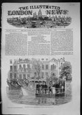 Old 1849 Royal Visit City London Embarkation Whitehall Stairs River T Victorian