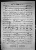Old 1849 Sheet Music Flower Spirits Thomas Miller Smith Composer Irel Victorian