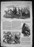 Old Print 1849 Hungary Emigrants Shaumla Kossuth General Guyon War Siers 19th