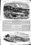 Old Antique Print 1850 Cattle Mustering Australia San Francisco America 19th