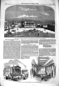 Old Antique Print 1850 Paul'S Church Malta Square Alexandria Protestant 19th