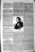 Original Old Antique Print 1850 Portrait C.P. Villiers House Commons Victorian
