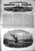 Original Old Antique Print 1850 Gen Horn Constatinople War Ships Boats 19th