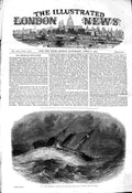 Original Old Antique Print 1850 Royal Adelaide Steam Ship Cork London Fine Art
