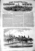 Original Old Antique Print 1850 Epsom Horse Racing Metropolitan Stakes Sport