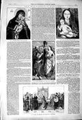 Original Old Antique Print 1850 Wallerstein Gallery Israel Mecheln Leyden J 19th