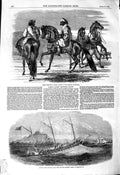 Old Antique Print 1850 Laird Patent Boat Fernando Barbs Emperor Morocco 19th