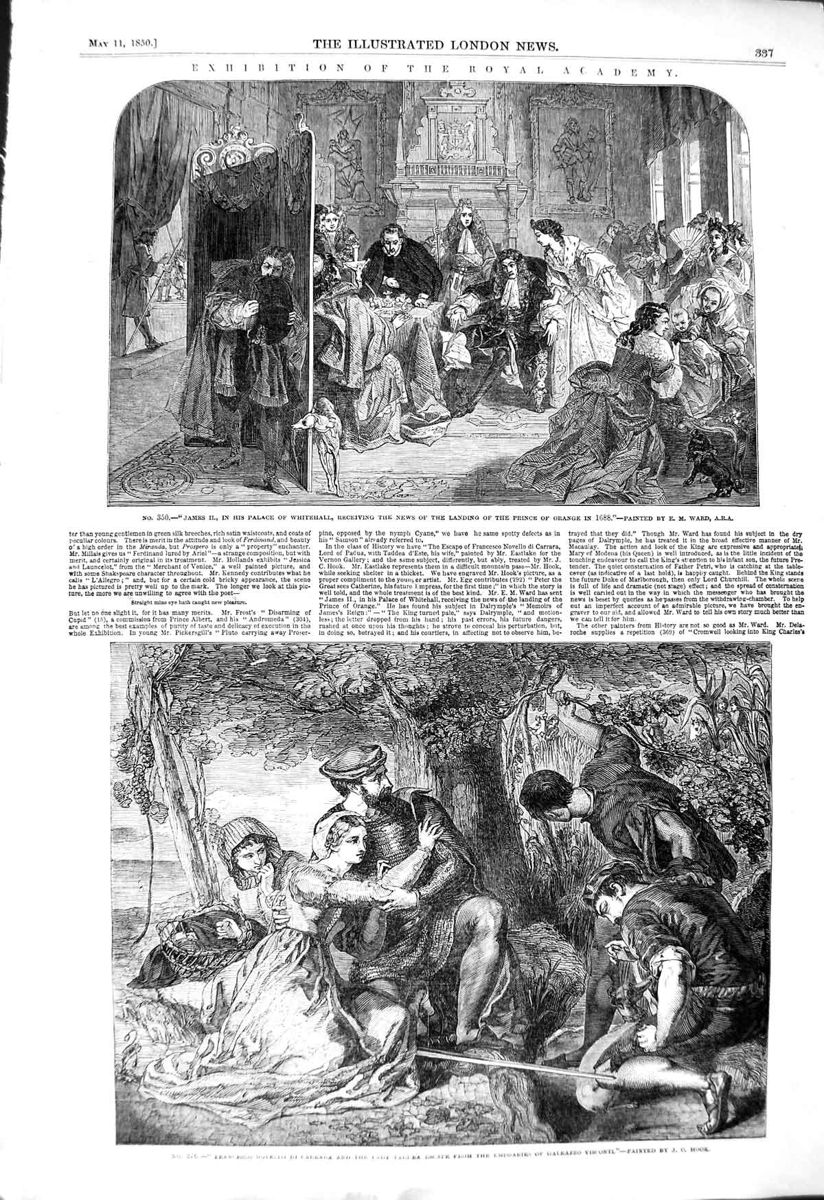 Original Old Antique Print 1850 Francesco Novello Carrara Lady Taddea G 19th