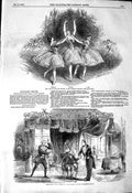 Original Old Antique Print 1850 Ferraris Grisi Taglioni Majesty Theatre Ha 19th