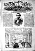 Original Old Antique Print 1850 Drouyn Lhuys Ball Devonshire House Victorian