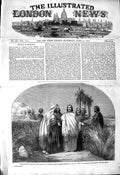 Old Antique Print 1850 Scene Christ Disciples Corn Field Religion Warren 19th