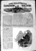 Original Old Antique Print 1850 Portrait Lord Truro High Chancellor Victorian