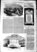 Original Old Antique Print 1850 Church Mount Aboo Rajpootana Tomb Sophia Kensal