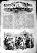 Old Antique Print 1850 Departure English Members Peace Congress Frankfort 19th