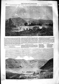 Old Antique Print 1850 Abergeldie Castle Balmoral Loch Muick Crathie Kirk 19th