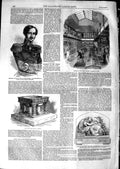 Old Antique Print 1850 Museum Kew Christian Meza Edinburgh Church Fashion 19th
