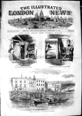 Original Old Antique Print 1850 Attack Marshal Haynau Police Galley Coal Cellar