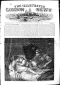 Original Old Antique Print 1850 Scene Murder Bed Two Princes Tower Hildebrandt