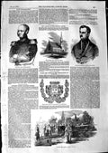 Old Antique Print 1850 Church Sussex Brandenburgh Radowitz Fowler Plough 19th