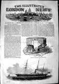 Old Antique Print 1850 Emperor Russia Steam Ship Peterhoff Carriage Pacha 19th