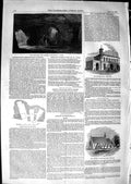 Original Old Antique Print 1850 Archaeology Citts Vecchia Malta Church Abingdon