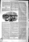 Original Old Antique Print 1850 Duck Shooting Potomac Schleswig-Holstein Medal