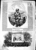 Original Old Antique Print 1850 Crow-Boy'S Christmas Dinner Westminster Andria