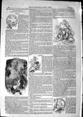 Original Old Antique Print 1850 Story Sick Giant Doctor Dwarf Douglas Jerr 19th