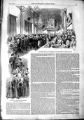Old Antique Print 1851 Anniversary Festival Commercial Travellers London 19th