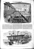 Old Antique Print 1851 Marion Macintyre Ship Liverpool Houndsditch Ruins 19th