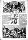 Old Antique Print 1851 Jeremiah Ruins Jerusalem Ruth Naomi Parade Virgins 19th