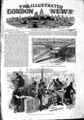 Old Antique Print 1851 Staircase Great Exhibition Building Goods Crates 19th