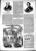 Old Antique Print 1851 Bethel Parry Musical Performance Trinity College 19th
