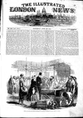 Original Old Antique Print 1851 Duke Wellington Great Exhibition Building 19th