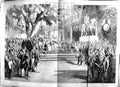 Original Old Antique Print 1851 Queen England Inauguration Exhibition B 19th
