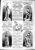 Old Antique Print 1851 Sculpture Rosamunda Dorothea Ariadne Boy Gallery 19th