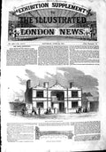 Original Old Antique Print 1851 Prince Albert Model Lodging House Hollow Br 19th