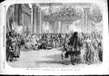 Original Old Antique Print 1851 Queen England Costume Ball Buckingham Victorian