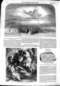 Original Old Antique Print 1851 Prodigo Theatre Ingomar Drury Jenny Lind GBox