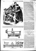 Old Antique Print 1851 Delarue Envelope Machine Parr Curtis Lathe Planing 19th