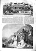 Original Old Antique Print 1851 Britons Lamenting Departure Romans Corbould