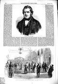 Original Old Antique Print 1851 Berger Prefect Seine Mayor London Railway Paris