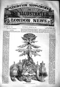 Original Old Antique Print 1851 Group Silver Russia Sculpture 19th