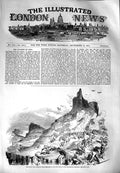 Old Antique Print 1851 Kaffir War Tambookies Cape Tabaumthako Mountains 19th