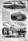 Original Old Antique Print 1851 Euphrates Valley Bay Antioch Mount Casius 19th