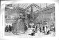 Original Old Antique Print 1851 Mediaeval Court Crystal Palace Exh Victorian