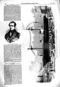 Original Old Antique Print 1851 James Cooper Ship Royal Mail Steamer D Victorian