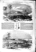 Old Antique Print 1851 Havannah Harbour Fort Atares Puerte Del Principe 19th